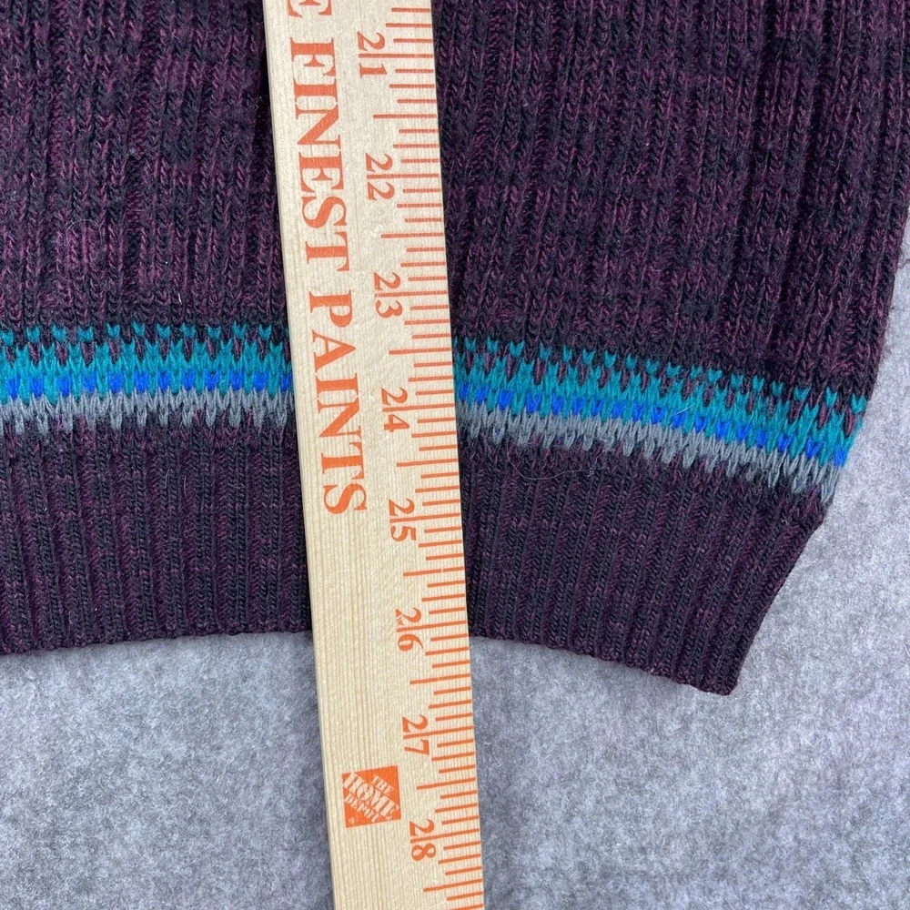 VTG Rob Winter Sweater Mens XL Reindeer Snowflakes Trees Grandpa‎ Cabin Core